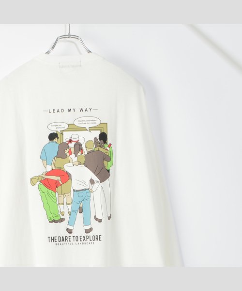 セール ビッグシルエット ロンt メンズ オーバーサイズ ロンt レディース ビッグtシャツ 長袖 Tシャツ 長袖tシャツ ビッグロンt プリントtシャツ 韓国 ファッ ワンフォークロージング 1111clothing Magaseek