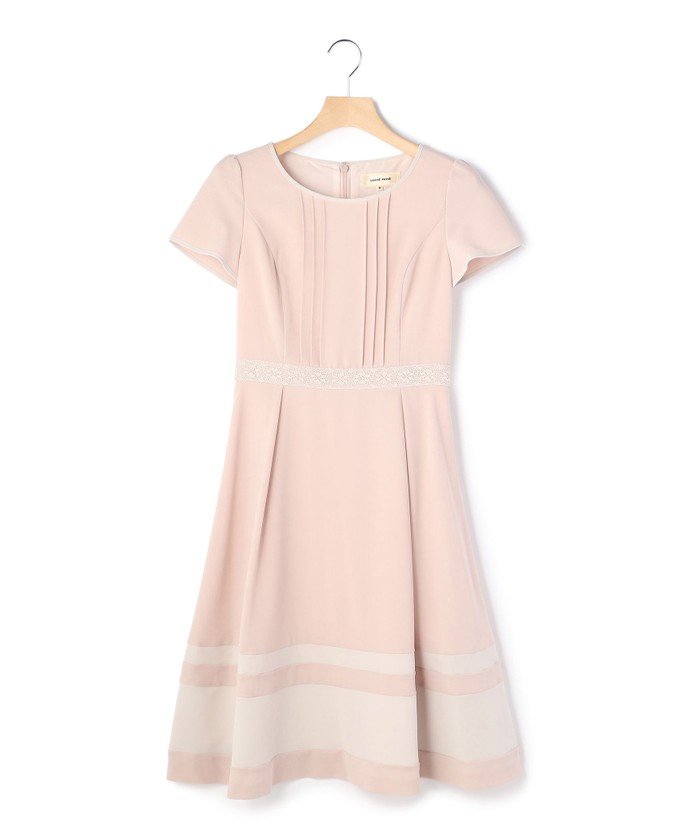 セール ウエストレースバイカラーワンピース レッセ パッセ Laisse Passe Magaseek