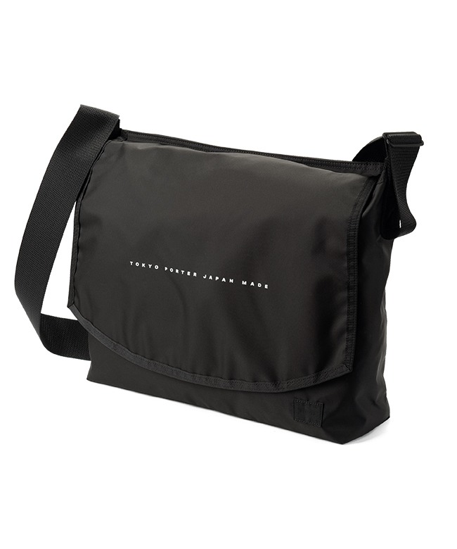 PORTER ポーター FLAT MESSENGER BAG フラット メッセンジャーバッグ ナイロン ブラック