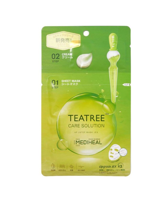ティーツリーケアソリューションap 2ステップマスク マスク25ml クリーム1 5ml Mediheal Mediheal Magaseek