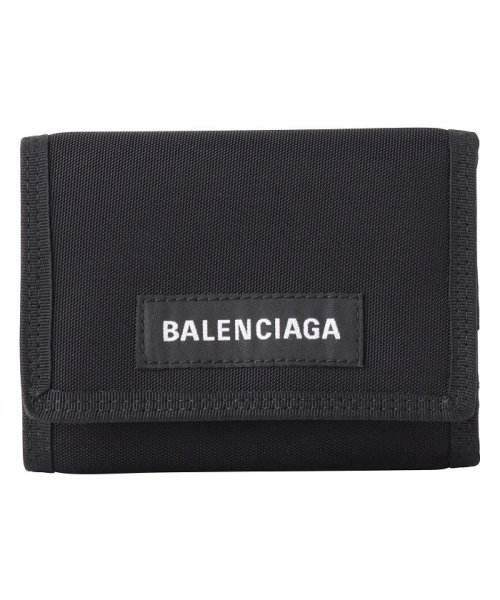 BALENCIAGA(バレンシアガ)/【BALENCIAGA(バレンシアガ)】BALENCIAGA バレンシアガ 三つ折り 財布/ブラック