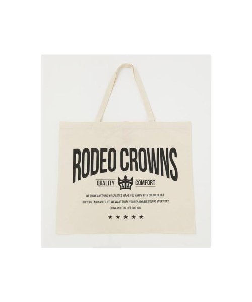 RODEO CROWNS WIDE BOWL(ロデオクラウンズワイドボウル)/(WEB限定)ECO BAG(L)/O/WHT1