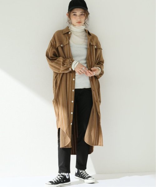 セール Noma T D Pin Stripe Long Sh シャツワンピース ジャーナルスタンダード レリューム Journal Standard Relume Magaseek