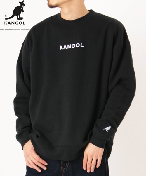KANGOL(KANGOL)/【KANGOL】 カンゴール ムネロゴ スウェット トレーナー ユニセックス/ブラック