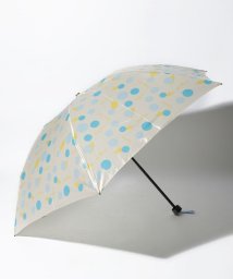 LANVIN en Bleu(umbrella)(ランバンオンブルー（傘）)/LV－B 婦人軽量ミニ Pプリント大ドット/ライトイエロー