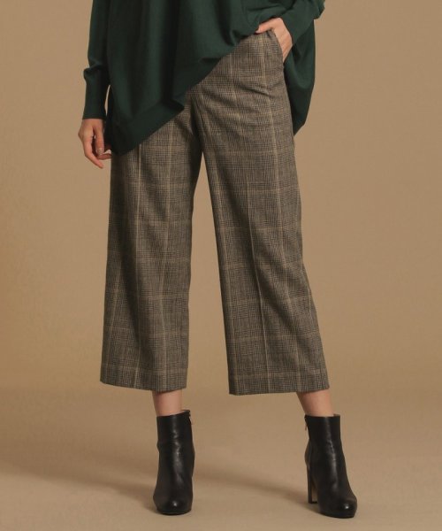 セール カラーグレンチェックストレートパンツ Mackintosh London レディース Mackintosh London Magaseek