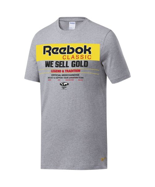 Reebok(リーボック)/クラシックス GP ゴールド Tシャツ / Classics GP Gold Tee/グレー