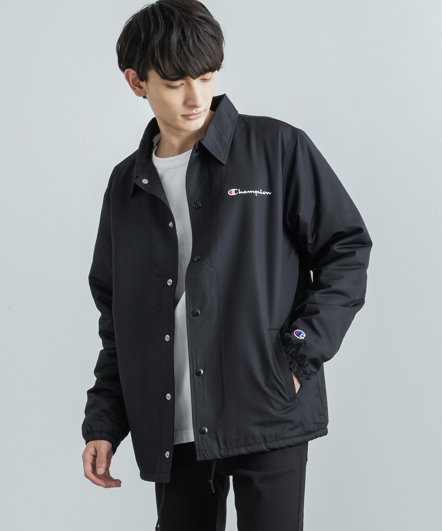 Champion チャンピオン コーチジャケット メンズ レディース 中綿 ...