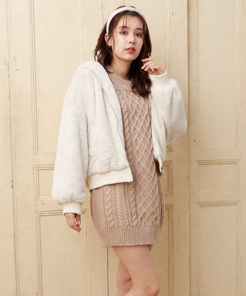 セール 61 Off ケーブルニットワンピース アラマンダ Allamanda Magaseek