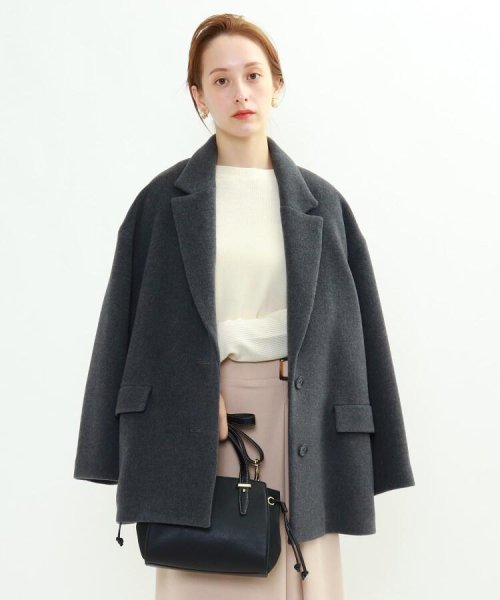 セール L ミリオールベロアショートコート インディヴィ Indivi Magaseek