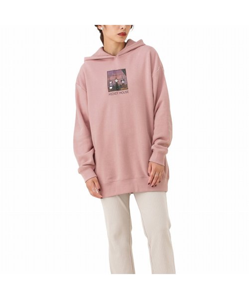 Disney ディズニー ミッキー ボックスプリントパーカー 04 0921 マックハウス レディース Mac House Women Magaseek