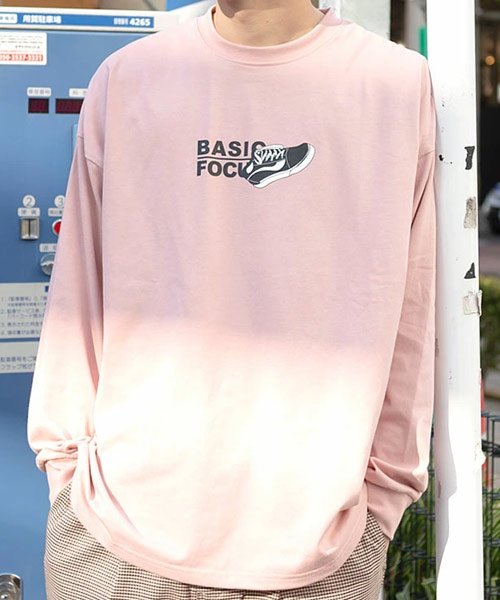 Cavaria キャバリア スニーカーイラストプリントクルーネック長袖tシャツ キャバリア Cavaria Magaseek