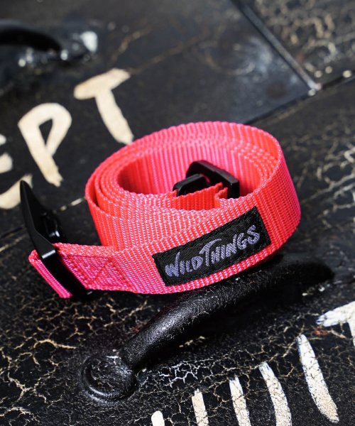 ar/mg(エーアールエムジー)/【63】【WT23052P， WT19154P】【WILD THINGS】PP WEBBING BELT/ピンク