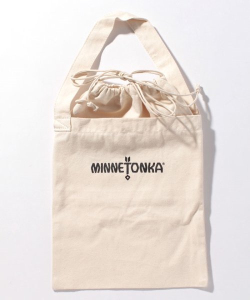 MINNETONKA(MINNETONKA)/Drawstring bag mini/ﾎﾜｲﾄ