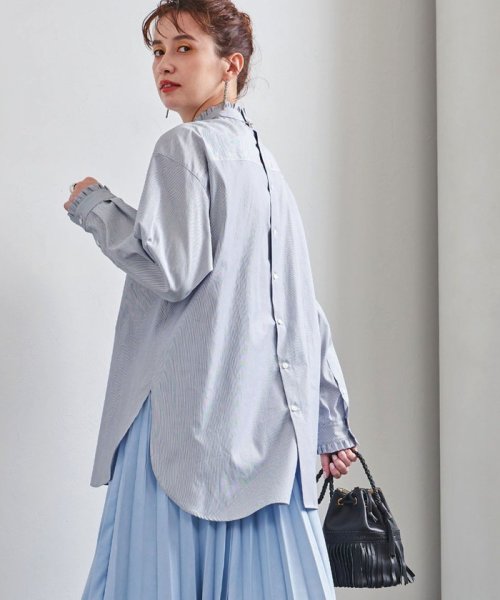 Uwsc スタンドカラー フリル ブラウス ユナイテッドアローズ United Arrows Magaseek Uwsc スタンドカラー フリル ブラウス ユナイテッドアローズ United Arrows Magaseek