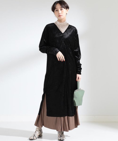 セール Ray Beams クラッシュ ベロア 2way ワンピース ビームス アウトレット Beams Outlet Magaseek