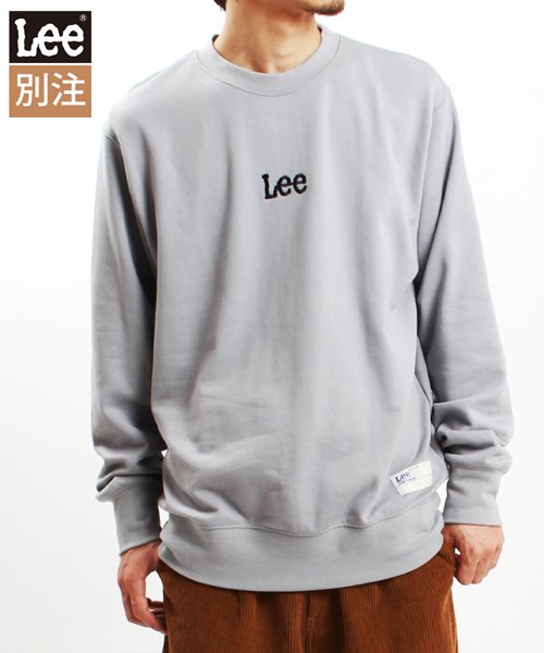 Lee(Lee)/【LEE】【別注】ミニカンザスロゴ スウェット/グレイ