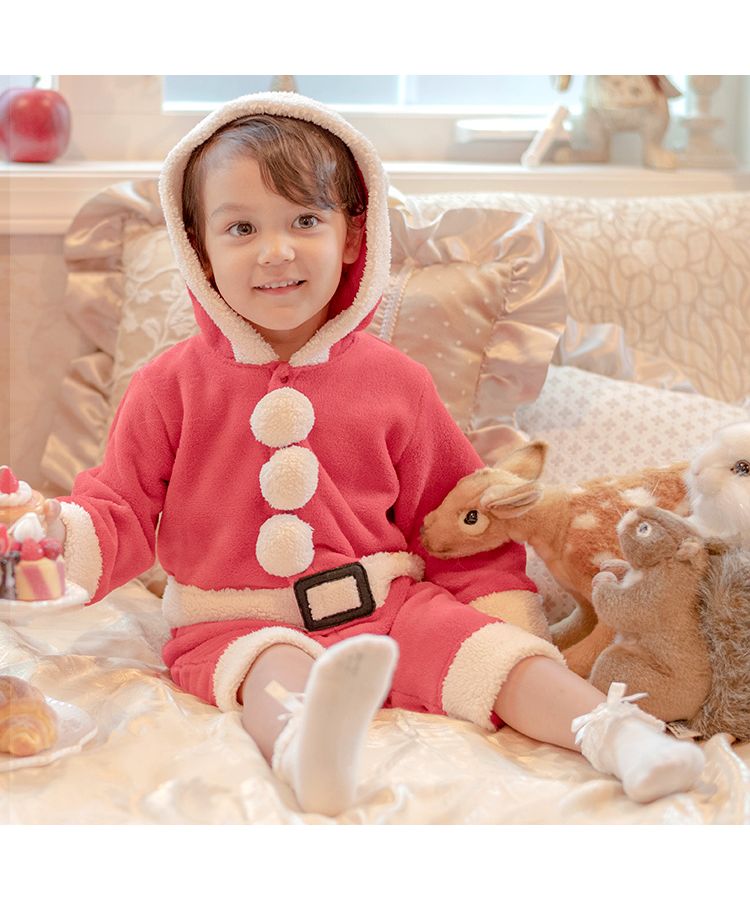 オーガンジーリボン ヘアゴム サンタティディのクリスマス オーガンジーリボンヘアゴム サンタティディのクリスマス