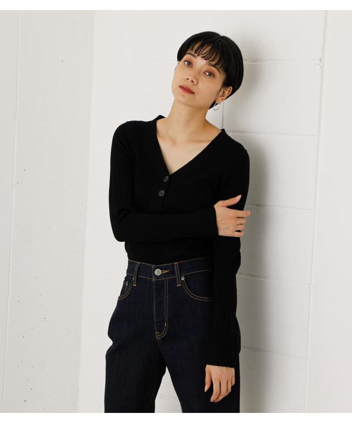 セール Snowy Henley Neck Knit Tops アズールバイマウジー Azul By Moussy Magaseek セール Snowy Henley Neck Knit Tops アズールバイマウジー Azul By Moussy Magaseek