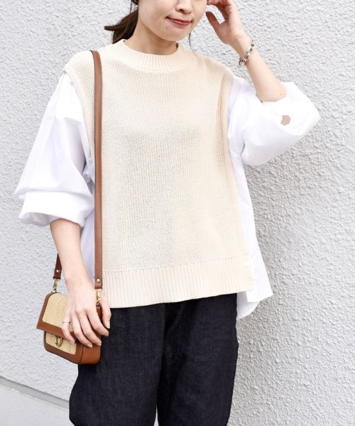 手洗い可能 ニットコンビシャツ シップス ウィメン Ships Women Magaseek