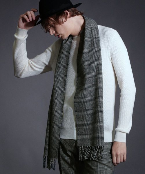 Lovat ラヴァット グレンチェックツイードマフラー メンズファッション 阪急百貨店公式通販 阪急 Men S Online Store