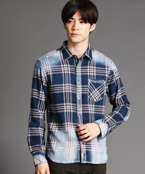 セール デニムチェックシャツ ニコルクラブフォーメン Nicole Club For Men Magaseek