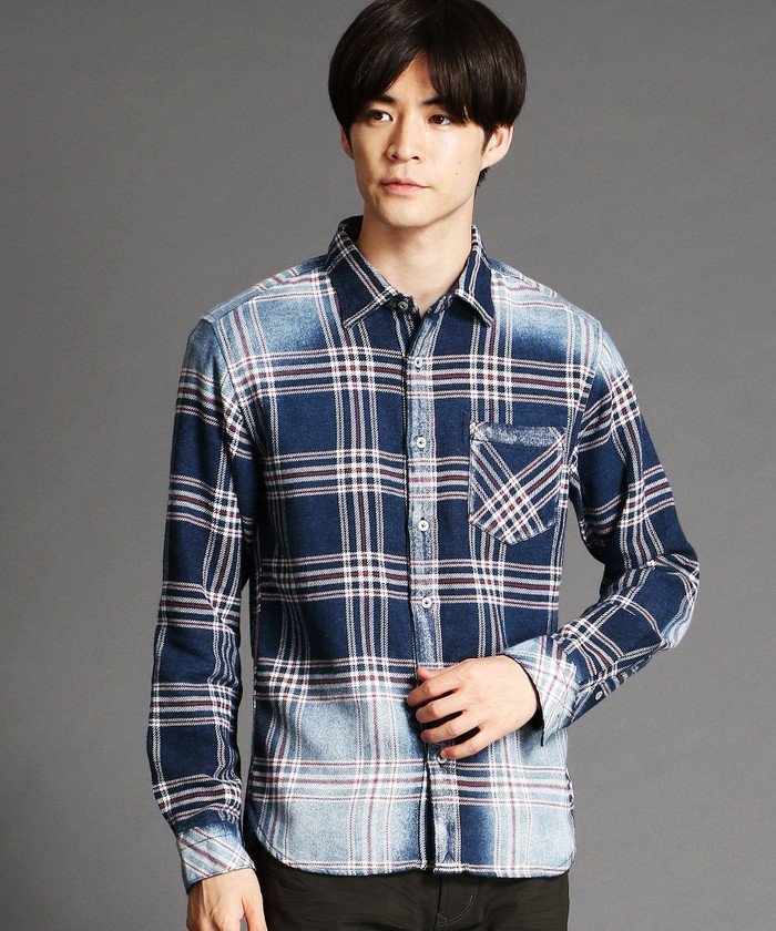 デニムチェックシャツ ニコルクラブフォーメン Nicole Club For Men Magaseek デニムチェックシャツ ニコルクラブフォーメン Nicole Club For Men Magaseek