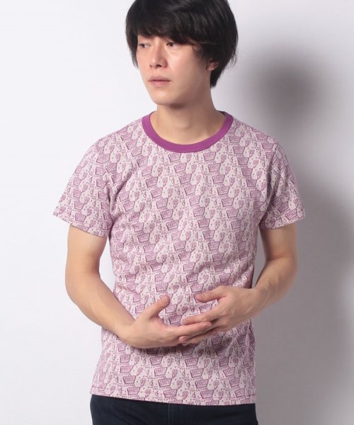 LEVI’S OUTLET(リーバイスアウトレット)/LVC GRAPHIC TEE EARTH GRAPHIC TEE PURPLE/マルチ