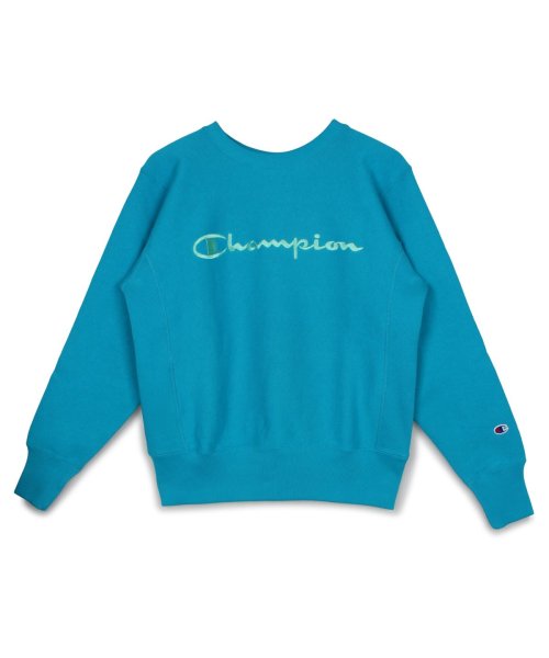 CHAMPION(チャンピオン)/チャンピオン Champion リバースウィーブ トレーナー スウェット プルオーバー メンズ レディース クルーネック REVERSE WEAVE CREW /ブルー