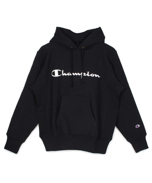 CHAMPION(チャンピオン)/チャンピオン Champion リバースウィーブ パーカー スウェット プルオーバー メンズ レディース REVERSE WEAVE PULLOVER HOOD/ブラック