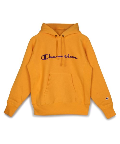 CHAMPION(チャンピオン)/チャンピオン Champion リバースウィーブ パーカー スウェット プルオーバー メンズ レディース REVERSE WEAVE PULLOVER HOOD/マスタード