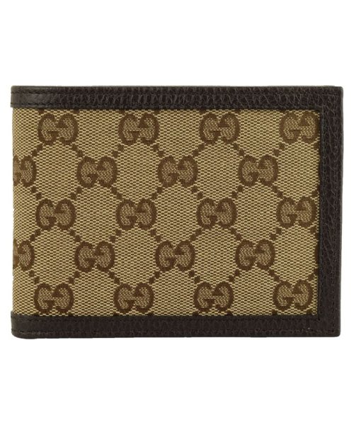 GUCCI(グッチ)/【GUCCI(グッチ)】GUCCI グッチ 二つ折り 財布 札入れ 217044ky9ln9903zz/ブラウン