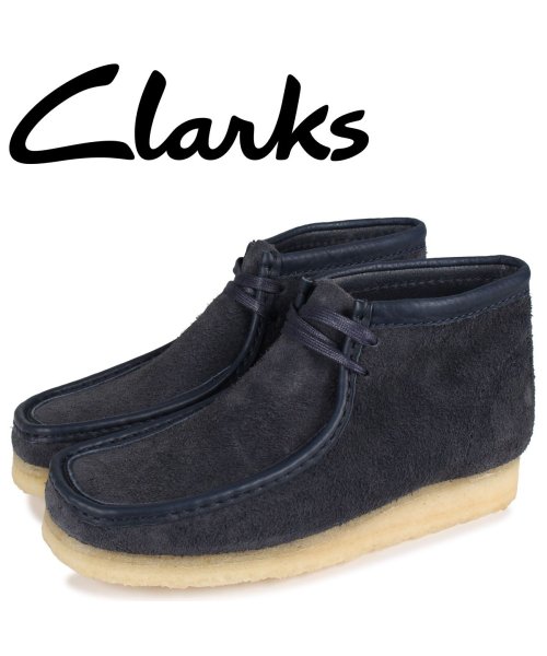 Clarks(クラークス)/ クラークス clarks ワラビーブーツ メンズ WALLABEE BOOT ネイビー 26155048 /その他