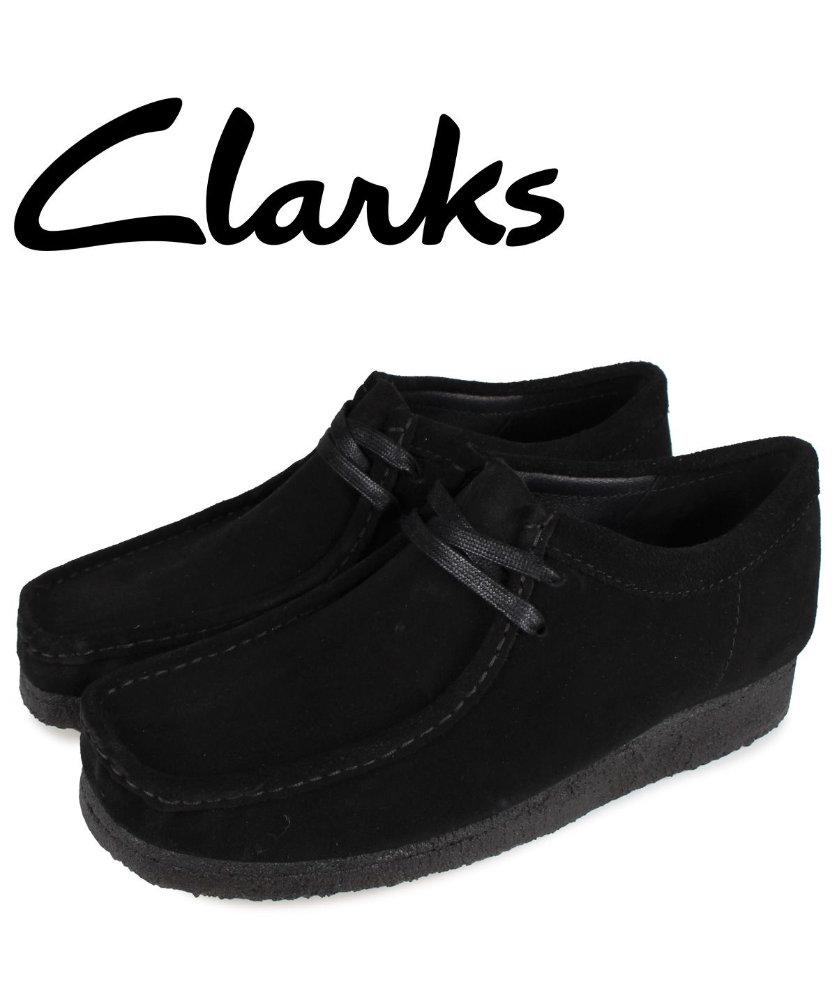 Clarks ワラビー　黒　クラークス