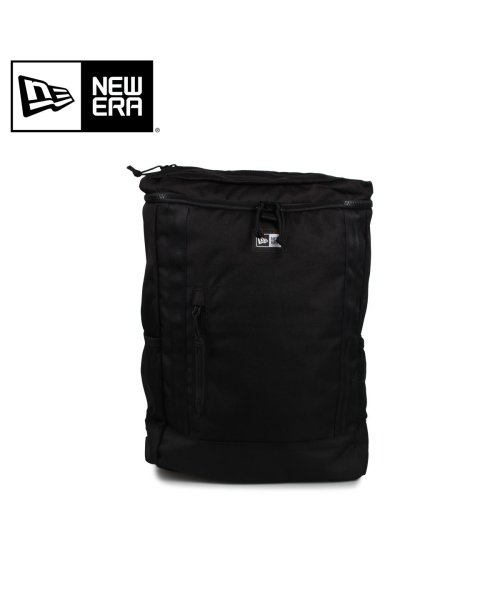 NEW ERA(ニューエラ)/ ニューエラ NEW ERA リュック バッグ バックパック メンズ レディース 25L BOX PACK MEDIUM ブラック ホワイト カモ 黒 白 迷彩/ブラック