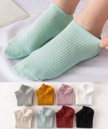 shoppinggo(ショッピングゴー)/靴下 ソックス レディース 冷えとり靴下 蒸れない くつ下 socks フットウェア ショート丈 アンクルソックス ホワイト 黒　白  可愛い ショート カジュ/グリーン