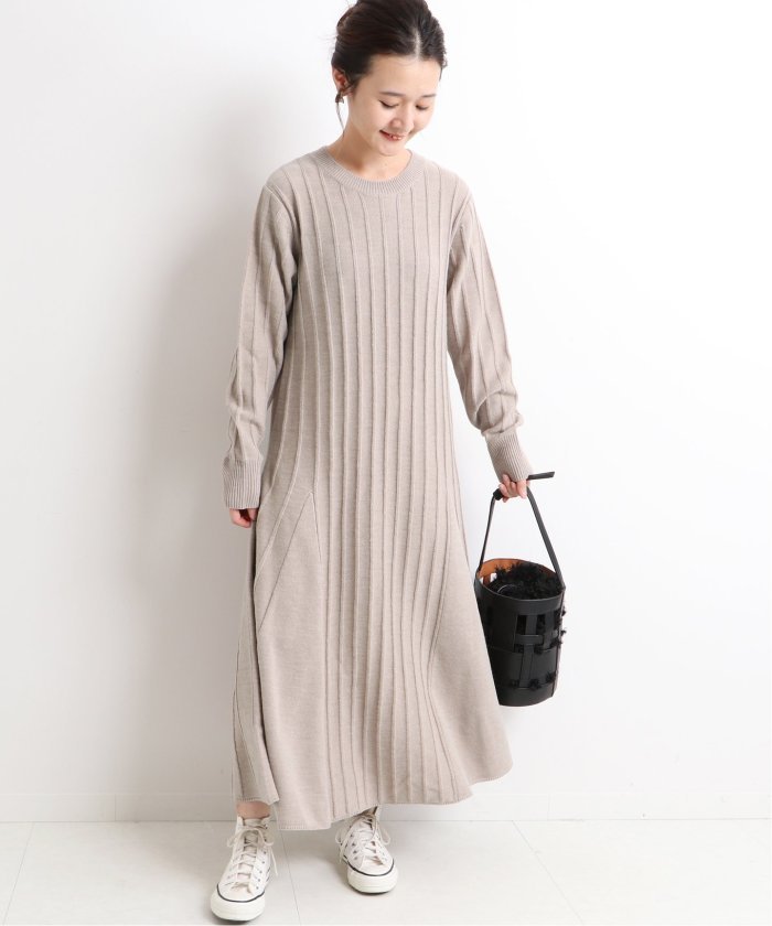 セール 30 Off ピンタックフレアニットワンピース スローブ イエナ Slobe Iena Magaseek