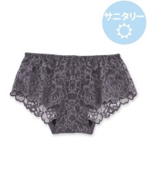 fran de lingerie(フランデランジェリー)/LacyQueen レーシークィーン コーディネート総レースサニタリー/グレー系1