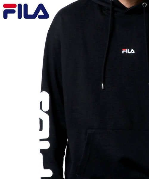 MARUKAWA(マルカワ)/【FILA】フィラ 裏毛ミニロゴ スウェット プルパーカー/ユニセックス 女性にもおすすめ/柄B