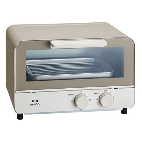 Bruno ブルーノ オーブントースター トースト トースター 小型 一人暮らし 家電 料理 パン キッチン ウォーム グレー レッド Boe052 ブルーノ Bruno Magaseek