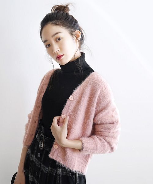 シャギーニット ショートカーディガン ズーティー Zootie Magaseek