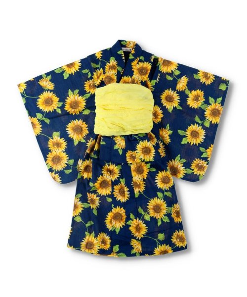 セール ひまわり柄浴衣 ブランシェス Branshes Magaseek