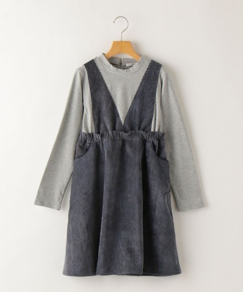 セール Ships Kids コーデュロイ レイヤード ワンピース 140 150cm シップスキッズ Ships Kids Magaseek