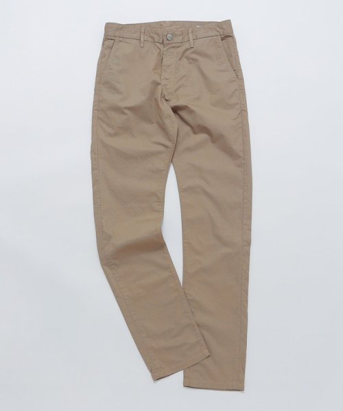 SHIPS MEN(シップス　メン)/GROWN&SEWN: Independent Slim Pant － Feather Twill/ライトカーキ