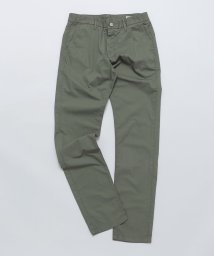 SHIPS MEN(シップス　メン)/GROWN&SEWN: Independent Slim Pant － Feather Twill/ダークグリーン