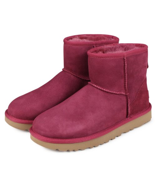 UGG(UGG)/UGG アグ ムートン ブーツ クラシック ミニ 2 WOMENS CLASSIC MINI II レディース 1016222/GARNET