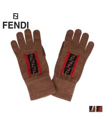 FENDI(フェンディ)/ フェンディ FENDI 手袋 グローブ メンズ レディース イタリア製 ウール GLOVES ブラウン FXY010AA11/ブラウン系1