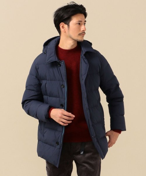 セール Ships 小松マテーレ ダントツ撥水 R フード シングル ダウンコート ダウンジャケット シップス メン Ships Men Magaseek