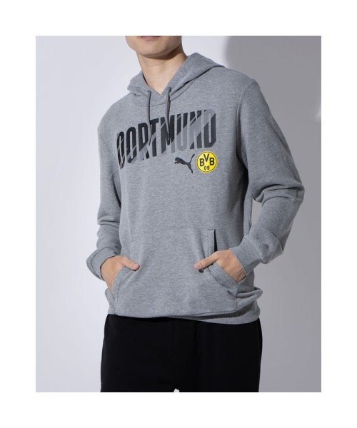 プーマ Puma メンズ サッカー フットサル パーカー Bvb Ftblcore ワーディング フーディ グレー プーマ Puma Magaseek