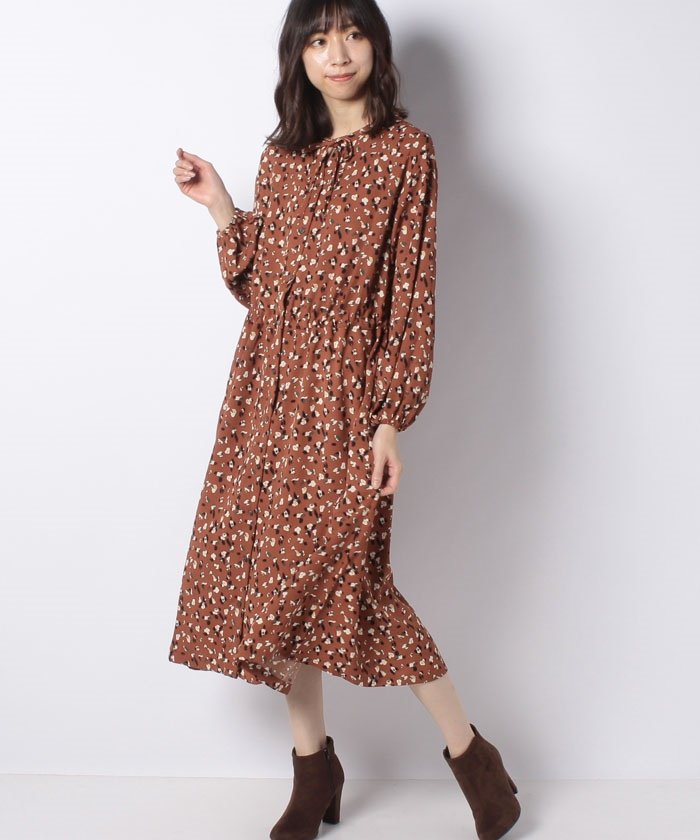 セール 60 Off ペイントプリント前後2wayワンピース メルローズ クレール Melrose Claire Magaseek